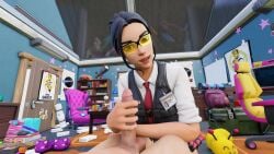 1boy 1girls 3d animated balls black_hair dick fortnite glasses handjob mp4 no_sound rook_(fortnite) room smile suit sunglasses tinted_eyewear video yellow-tinted_eyewear