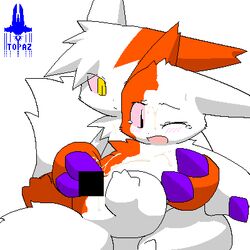 handjob male_only masturbation pokemon pokemon_(species) pokemon_rse topaz_(artist) zangoose