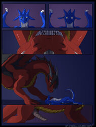 claws collaboration dragon erection fangs firondraak gay horns kadath male necrodrone nude penis scalie size_difference tail wings