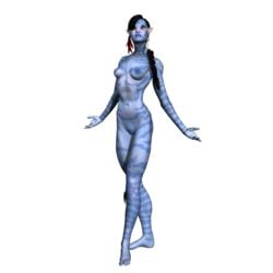 1girls 3d alien alien_girl alien_only avatar cheyesnne75 female na'vi neytiri