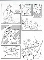 bat comic cum demon_hunter fel fel_(artist) gay hedgehog male no_humans penis