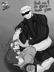 albert_wesker anal artist_request chris_redfield forced gay male_focus resident_evil stroking sugarmuncher tagme