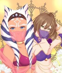 ahsoka tano from genshin impact by cherrysucubus