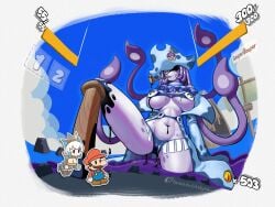 1girls 2022 big_breasts blooper blooper_girl giantess gooper_blooper kersti mario mario_(series) minus8 nintendo paper_mario paper_mario:_sticker_star pirate tagme tagme_(character) tentacle