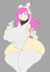 alien_girl alien_humanoid big_ass fat_ass kirby_(series) motylek sideass susanna_patrya_haltmann susie_(kirby)