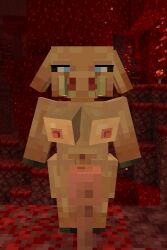 animal_humanoid anthro breasts female female_piglin humanoid mammal mammal_humanoid microsoft minecraft mojang nipples pig_humanoid piglin solo suid suid_humanoid suina suina_humanoid video_games xbox_game_studios