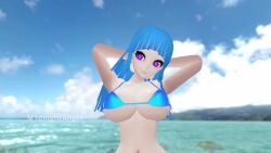 1girls 3d animated beach bikini blue_hair boob_flexing bouncing_ass breast_flexing breasts chilloutvr dancing female flexing huge_ass huge_breasts hyper_breasts indoors long_hair m1dnightangel mp4 music naked navel nipples nude purple_eyes shaking_ass sound sound_edit sound_effects summer tagme video vrchat water