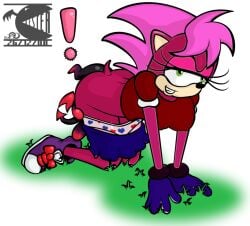 1girls ahe_gao ambiguous_gender ambiguous_penetration anthro bedroom_eyes big_breasts chao_(sonic) edit eyelashes female fucked_from_behind furry gloves heart_print heart_print_panties hedgehog panties panties_down print_panties print_underwear sega shoes skirt skirt_down sonia_the_hedgehog sonic_(series) sonic_the_hedgehog sonic_underground suspended underwear