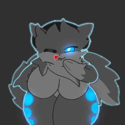 big_butt blue_eyes cute female furry gootraxian jammer_(kaiju_paradise) kaiju_paradise nwar_chocola roblox roblox_game sketchbook solo source_request tagme winking winking_at_viewer