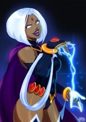 1girls african african_female artist_name big_breasts black_hair breasts brown_body brown_skin busty commission cosplay curvy dark-skinned_female dark_skin dc dc_comics female female_only fully_clothed hair hips hourglass_figure huge_breasts large_breasts legs lips marvel marvel_comics mashup ororo_munroe ororo_munroe_(cosplay) rachel_roth raven_(cosplay) raven_(dc) solo storm_(cosplay) storm_(x-men) teen_titans thick thick_legs thick_lips thick_thighs thighs tovio_rogers voluptuous watermark wide_hips x-men