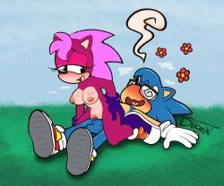 1boy 1boy1girl 1girls 5_fingers anthro balls bedroom_eyes big_ass big_breasts breasts brother_and_sister duo edit erection female female_on_top fucked_silly glasses gloves half-closed_eyes hi_res incest male male/female male_on_bottom nikki_the_hedgehog nipples nude on_back outside penetration penis pussy sega sex shoes sonia_the_hedgehog sonic_(series) sonic_the_hedgehog sonic_the_hedgehog_(manga) sonic_the_hedgehog_(series) sonic_underground steam straight swirly_eyes vagina vaginal_penetration