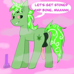 animal_genitalia animal_penis anus bong drugs earth_pony equid equine equine_penis fan_character feral friendship_is_magic funny genitals hasbro hi_res horse invalid_tag male mammal marijuana my_little_pony penis pony puffy_anus smoking smoking_weed solo stoney-pony