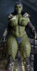 1girls 3d athletic athletic_female big_breasts breasts bush bushy_pubes busty curvaceous curvy curvy_figure doublejeckylll female female_only fit fit_female gray_hair green-skinned_female green_body green_skin grey_hair hips huge_breasts humanoid jeckylll large_breasts legs lips muscular_female orc orc_female original original_character pubic_hair shagar_the_exiled solo solo_female thick thick_hips thick_legs thick_thighs thighs toned toned_female tusks voluptuous wide_hips