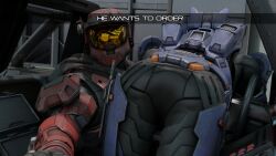 1boy 1girls 343_industries ass ass_focus bubble_ass bubble_butt clothing dat_ass female halo_(series) halo_infinite he_wants_to_order meme redfalconsart selfie snapchat spartan_(halo) xbox_game_studios