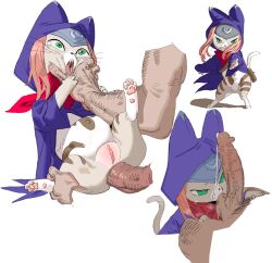 felyne from capcom by zippppiz