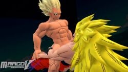 2boys 3d abs anal anal_penetration anal_sex animated artist_logo balls balls_deep big_penis black_hair blonde_hair boner bottomless bouncing_balls dragon_ball dragon_ball_z erection gay gay_anal gay_sex goku hand_around_waist hand_on_ass looking_pleasured majin_mark majin_vegeta male male_only marcossfm marcovee4 mp4 muscles muscular_male naked_footwear no_nipples no_sound pecs penis_size_difference riding_penis ripped_clothing shorter_than_30_seconds son_goku source_filmmaker spiky_hair spread_legs super_saiyan super_saiyan_2 super_saiyan_3 thrusting_into_ass torn_pants vegeta video yaoi