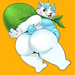 big_ass big_butt koma-san komasan level-5 male_only yo-kai_watch yokai youkai youkai_watch yōkai