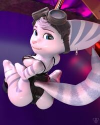 3d amanda_sparkle ass_focus blender blender_(software) furry_female furry_only high_heels popa_3d_animations poster ratchet_and_clank:_rift_apart rivet rivet_(ratchet_and_clank) stripper