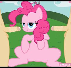 1girls 2boys accurate_art_style animated correct_artstyle deepthroat fellatio female feral friendship_is_magic furry human human_on_feral kajio male my_little_pony oral penis pinkie_pie_(mlp) threesome zoophilia