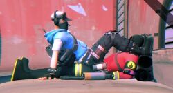 3d animated clothed dry_humping gay masked moaning outdoors pyro_(team_fortress_2) scout_(team_fortress_2) sound suspect_nine tagme team_fortress_2 video yaoi