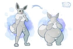 anthro cherrypieowo eevee generation_1_pokemon hi_res male nintendo null pokemon pokemon_(species) zero_pictured