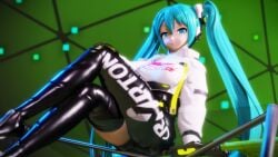 big_ass big_breasts bodysuit hatsune_miku racing_miku racing_miku_(2022) thick_thighs vocaloid