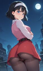 1girls ai_generated black_hair blue_eyes cute cute_face dragon_ball dragon_ball_fighterz dragon_ball_gt dragon_ball_super dragon_ball_super_super_hero dragon_ball_xenoverse dragon_ball_z father_and_daughter pussy rengoart sexy sexy.ai sexy_body sexy_pose short_hair videl videl_(dragon_ball_super) videl_(short_hair)