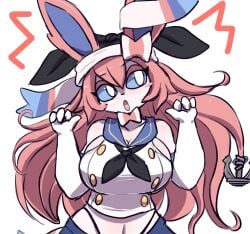 1girls anthro anthro_only big_breasts breasts cleavage eeveelution female furry huge_breasts oreon_smol pokemon pokemon_(species) sylveon tagme thick_thighs wide_hips