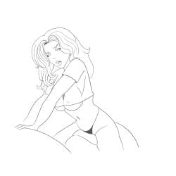 animated female female_focus female_only human human_only humping monochrome novaartistic pleasured