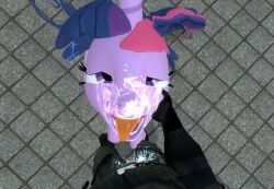 ahe_gao cum_on_face furry garry's_mod my_little_pony pony twilight_sparkle_(mlp)