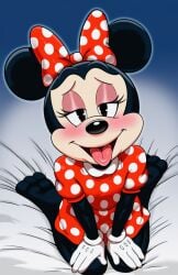 1girl anthro anthro_only disney female female_only furry furry_female minnie_mouse mouse open_mouth solo_female tagme tagme_(artist)