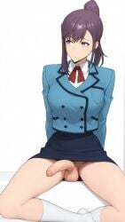 1futa ai_generated blazer dickgirl erection erection_under_clothes erection_under_skirt futa_only futanari pencil_skirt penis penis_under_clothes penis_under_skirt ponytail purple_eyes purple_hair sitting socks solo solo_futa solo_leveling sung_jin-ah testicles tie uncensored uncircumcised_penis veiny_penis white_shirt yuuki_snow