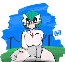 big_breasts breasts digital_drawing_(artwork) digital_media_(artwork) duo featureless_breasts female female_focus female_on_top female_penetrated frown gardevoir generation_3_pokemon green_hair hair hi_res humanoid interspecies leg_grab male male/female male_penetrating male_penetrating_female mouth_closed narrowed_eyes nintendo not_furry nude nude_female on_top outside penetration penile penile_penetration pokemon pokemon_(species) pokephilia red_eyes sex sky solo_focus thigh_grab utility_pole white_body wide_hips woomi_e