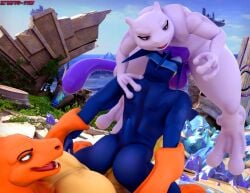 anal anal_sex charizard ewr_115 fellatio generation_1_pokemon generation_6_pokemon greninja group group_sex hi_res kaiden_(okamical) legendary_pokemon male male/male mewtwo nintendo oral penetration penile pokemon pokemon_(species) sex threesome trio