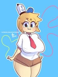 1girls female_only genderswap_(mtf) miiyauwu rule_63 smooth_skin spongebob_squarepants spongebob_squarepants_(character)