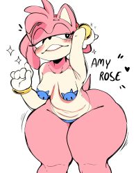 1girls almost_naked amy_rose anthro big_thighs blush bottom_heavy breasts dumpiwumpi_(artist) female fur furry furry_only heart nude pasties ring sagging_belly sagging_breasts small_breasts solo solo_female sonic_(series) sonic_the_hedgehog_(series) tail text thick_thighs thighs thunder_thighs wide_hips