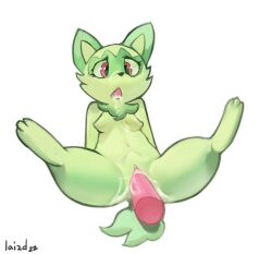 2022 anthro anthro_penetrated anthrofied bodily_fluids breasts cum cum_in_mouth cum_in_pussy cum_inside cum_on_face disembodied_penis duo erection felid feline female female_focus female_penetrated from_front_position fur generation_9_pokemon genital_fluids genitals green_body green_fur hi_res laizd legs_up male male/female male_penetrating male_penetrating_female mammal nintendo nipples nude nude_anthro nude_female open_mouth penetration penile penile_penetration penis penis_in_pussy pokemon pokemon_(species) pokemon_sv pussy sex solo_focus spread_legs spreading sprigatito vaginal_penetration video_games