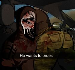 2boys ass ass_focus big_ass big_butt bubble_ass bubble_butt butt clothing dead_by_daylight frank_(dead_by_daylight) frank_morrison gay he_wants_to_order joey_(dead_by_daylight) legion meme selfie snapchat the_legion the_legion_(frank)