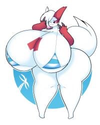 big_breasts breasts dewbber female huge_breasts pokémon_(species) pokemon pokemon_(species) tagme zangoose