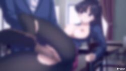 1girls animated ass black_hair bouncing_breasts breasts breasts_out classroom clothed creampie cum cum_in_pussy cum_inside cute ejaculation female huge_breasts komi-san_wa_komyushou_desu komi_shouko long_hair longer_than_30_seconds longer_than_one_minute nekololisama nipples pantyhose penis ponytail purple_eyes purple_hair pussy ripped_clothing ripped_tights school_uniform sex skirt sound tadano_hitohito torn_clothes uncensored vaginal_penetration video