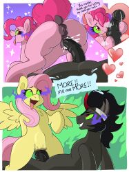 2022 absurd_res anus ass big_butt bodily_fluids comic cum cum_in_pussy cum_inside english_text equid equine female female_penetrated feral feral_on_feral feral_penetrated feral_penetrating feral_penetrating_feral fluttershy_(mlp) friendship_is_magic genital_fluids genitals hasbro hi_res horn king_sombra_(mlp) male male/female male_penetrating male_penetrating_female mammal my_little_pony my_little_pony_friendship_is_magic pegasus penetration penile penile_penetration penis_in_pussy pinkie_pie_(mlp) pussy sex slimewiz text tongue tongue_out unicorn vaginal_penetration wings