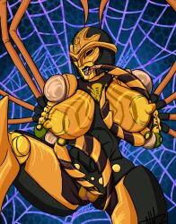 1girls alien alien_girl beast_wars big_boobs big_breasts black_eyes blackarachnia boobs breasts busty female female_only large_breasts nipples pussy pussy_juice robot robot_girl robot_humanoid solo solo_female thick_thighs tits transformers vagina wet_pussy yellow_nipples