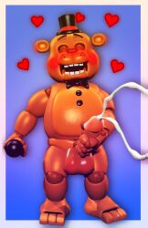 balls blush cum cumshot ejaculation five_nights_at_freddy's five_nights_at_freddy's_2 gay large_balls male male_only masturbation orgasm party_bear12 penis pleasure_face pleasured solo toy_freddy_(fnaf)