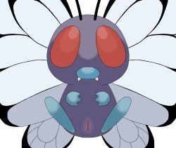 arthropod butterfly butterfree female generation_1_pokemon genitals hi_res honeyu insects lepidopteran lepidopteran_wings nintendo pokemon pokemon_(species) pussy solo solo_focus tagme video_games wings