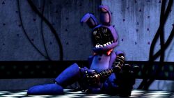 1boy 3d 3d_(artwork) 3d_animation animated animation balls bonnie_(fnaf) cum ejaculation five_nights_at_freddy's five_nights_at_freddy's_2 gay glamrockfoxy568 jerking male male_only masturbation no_sound non-human orgasm penile_masturbation penis robot robot_boy solo solo_focus solo_male video withered_bonnie