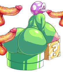 1girls 3boys ?_block alpha_channel ass back_view balls big_ass big_breasts big_lips big_penis bimbo breasts cameltoe edit female female_focus for_sticker_use green_skin grin huge_ass huge_breasts huge_cock kalnareff kiss_mark koopa lipstick_on_penis looking_back male mario_(series) mystery_block nintendo nipples no_background nude nude_female penis piranha_plant plantie png solo_focus sticker_template straight super_mario_bros. transparent_background transparent_png tucked_arm warp_pipe white_background