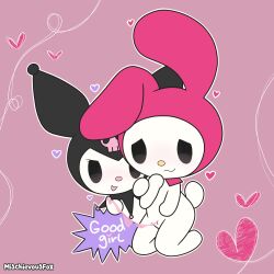 kuromi from onegai my melody by melancholyfox (artist)