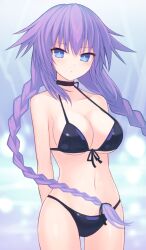 1girls alternate_costume big_ass breasts female female_only looking_at_viewer neptune_(neptunia) neptunia_(series) power_symbol power_symbol-shaped_pupils purple_heart_(neptunia) solo straight wide_hips