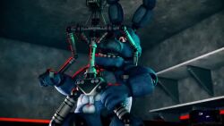 animated balls bonnie_(fnaf) endo-01_(fnaf) endoskeleton five_nights_at_freddy's improvised_sex_toy male male/ambiguous male_penetrating penis rookieanimator210 sex sex_toy sound video