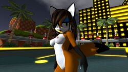 breasts brown_hair city faly fox fox_ears fox_girl fox_tail furry furry_female green_eyes long_hair nude nude_female sonic_(series) sonic_the_hedgehog_(series) watheanum